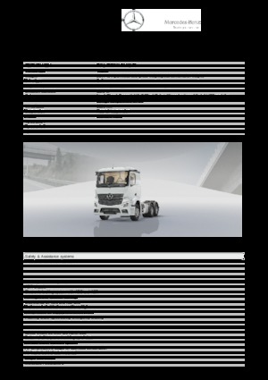 Truck Tractors - Tractor Units Mercedes-Benz Actros 3348 AK 6x6