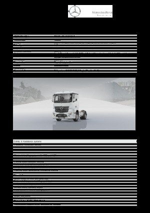 Tarktör parçaları Mercedes-Benz Arocs 2043 LS 4x2