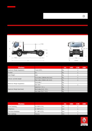 Tarktör parçaları Renault D 16 WIDE 4X2 T 320 E6