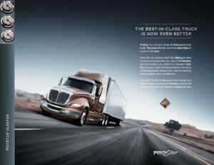 Truck Tractors - Tractor Units International PROSTAR 113 Low Roof Sleeper Cummins ISX15 4x2