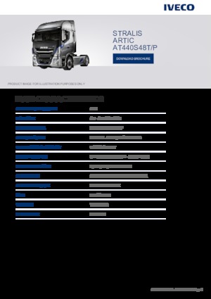 Truck Tractors - Tractor Units Iveco STRALIS ARTIC AT440S48T/P