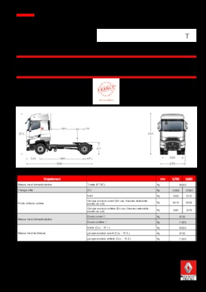 Tarktör parçaları Renault T 440.18 HIGHCAB 4X2 T X-LOW E6 (LHD)