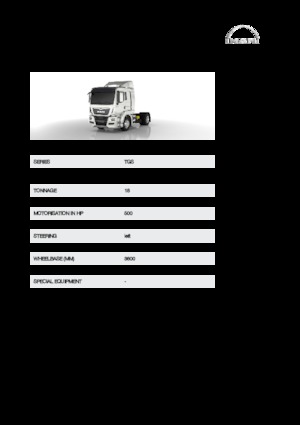 Truck Tractors - Tractor Units MAN TGS 18.500