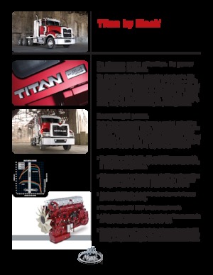 Truck Tractors - Tractor Units Mack TITAN 64