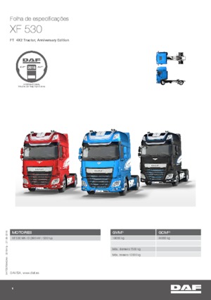 Truck Tractors - Tractor Units DAF XF 530 FT , Anniversary Edition SSC