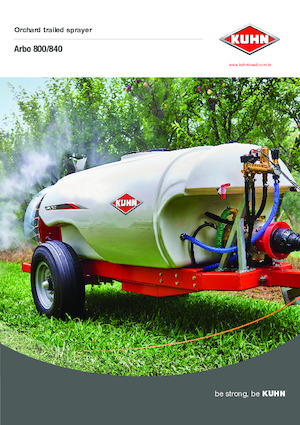 Trailed field sprayers Kuhn Arbo 1500