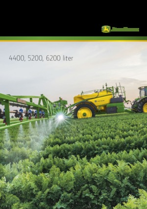 Çakma tarla pülverizatörleri John Deere M952