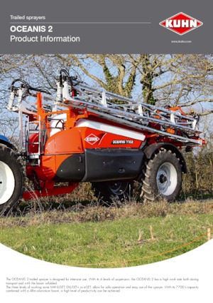 Çakma tarla pülverizatörleri Kuhn Oceanis 2-5600
