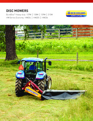 Trailed mowers disc with conditioner New Holland 107M52 Mounted