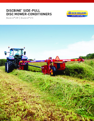 Trailed mowers disc with conditioner New Holland Discbine 210