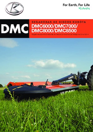 Trailed mowers disc with conditioner Kubota DMC8032R