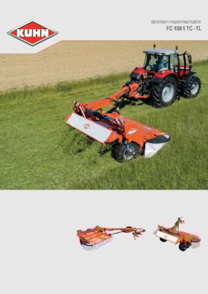 Trailed mowers disc with conditioner Kuhn FC 3561 TCD