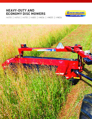 Trailed mowers disc with conditioner New Holland HM236 Economy