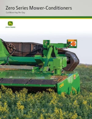 Trailed mowers disc with conditioner John Deere C500