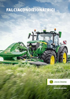 Trailed mowers disc with conditioner John Deere S310R