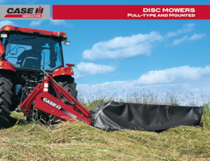 Trailed mowers disc without conditioner Case IH MD72