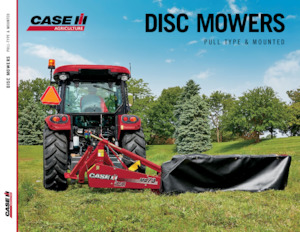 Trailed mowers disc without conditioner Case IH MD73
