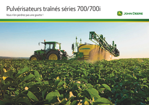 Trailed field sprayers John Deere 740