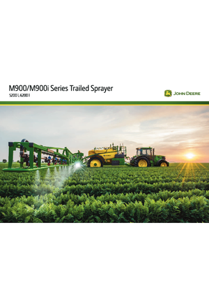 Çakma tarla pülverizatörleri John Deere M952