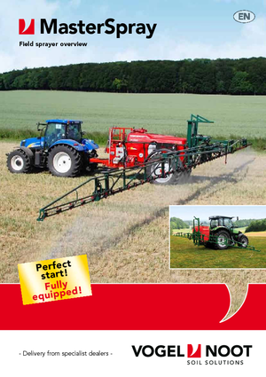Çakma tarla pülverizatörleri Vogel & Noot MasterSpray IN 460