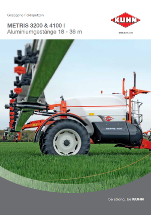 Trailed field sprayers Kuhn Metris 4100 RHA3