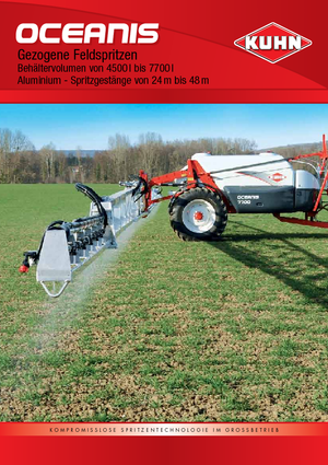 Trailed field sprayers Kuhn Oceanis 6500 RHA3