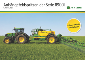 Çakma tarla pülverizatörleri John Deere R 952 i