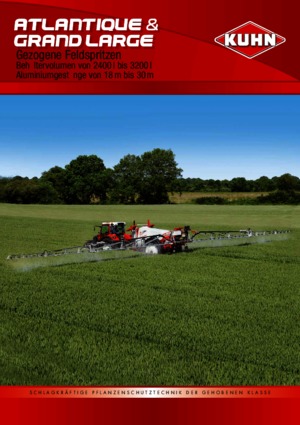 Trailed field sprayers Kuhn Atlantique 2400