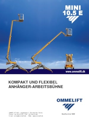 Araç Üstü Mafsallı Bomlu Vinçler OMMELIFT Mini 10.5 E