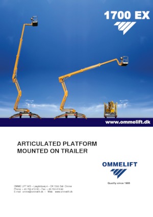 Araç Üstü Mafsallı Bomlu Vinçler OMMELIFT 1700 EX