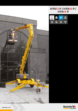Truck Mounted Articulating Boom Lifts Haulotte HTA16 P