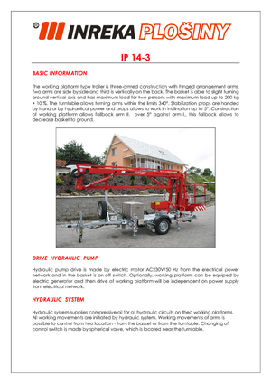 Araç Üstü Mafsallı Bomlu Vinçler Inreka IP 14-3