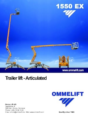 Araç Üstü Mafsallı Bomlu Vinçler OMMELIFT 1550 EX