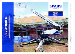 Trailer Mounted Articulating Boom Lifts Paus PTK 31