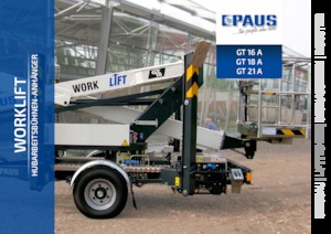 Truck Mounted Articulating Boom Lifts Paus Worklift GT 18 A