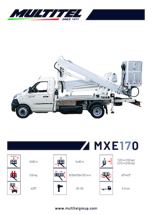 Römork Üstü Mafsallı Bomlu Vinçler Multitel MXE 170