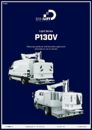 Truck Mounted Articulating Boom Lifts Danilift P130V