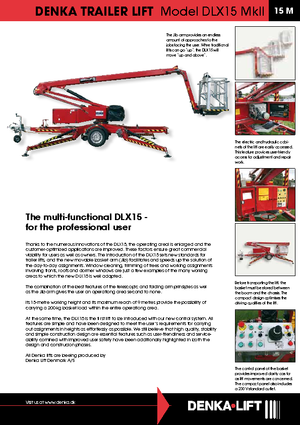 Araç Üstü Mafsallı Bomlu Vinçler Denka-Lift - Rothlehner DLX 15