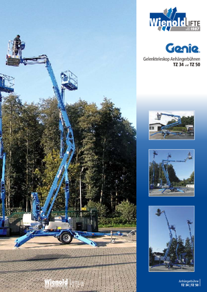 Truck Mounted Articulating Boom Lifts Genie TZ50/30 DC