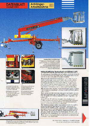 Römork Üstü Teleskopik Bomlu Vinçler Denka-Lift - Rothlehner 2500 DK 3 MK 25