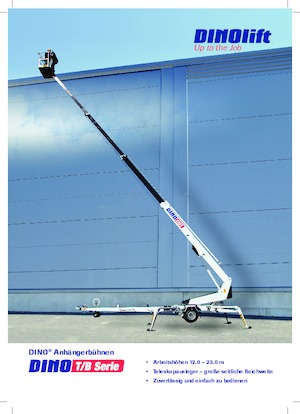 Trailer Mounted Telescopic Boom Lifts Dino Lift Dino 180T