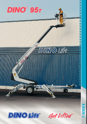 Trailer Mounted Telescopic Boom Lifts Dino Lift Dino 95 T