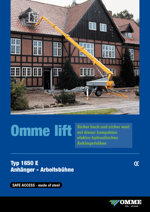 Römork Üstü Teleskopik Bomlu Vinçler OMMELIFT Omme 1650EB