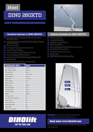 Truck Mounted Articulating Boom Lifts Dino Lift Dino 260XTD