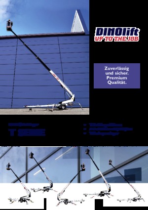 Trailer Mounted Telescopic Boom Lifts Dino Lift Dino 230T