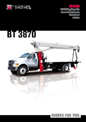 Kamyon vinçleri TEREX CRANES BT 3870