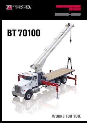 Kamyon vinçleri TEREX CRANES BT 70100