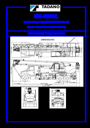Truck Cranes Tadano GS-300XL