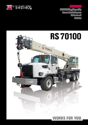 Kamyon vinçleri TEREX CRANES RS 70100