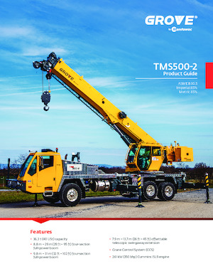 Truck Cranes Grove TMS500-2